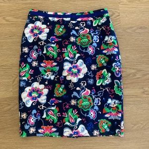 Boden Floral Pencil Skirt Size 8R
